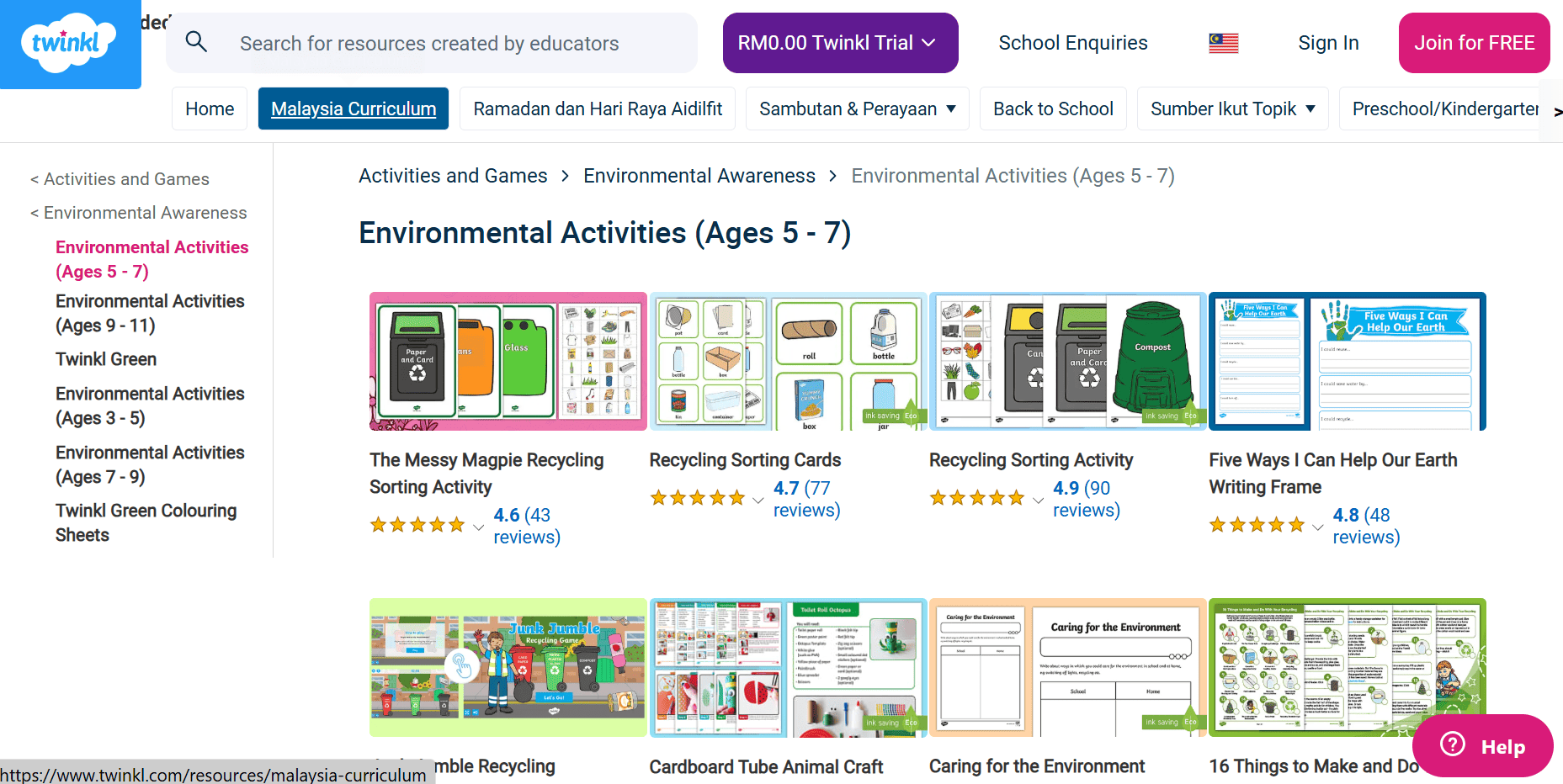 Teach Kids To Go Green! Environmental Resources For Children Aged 5-7